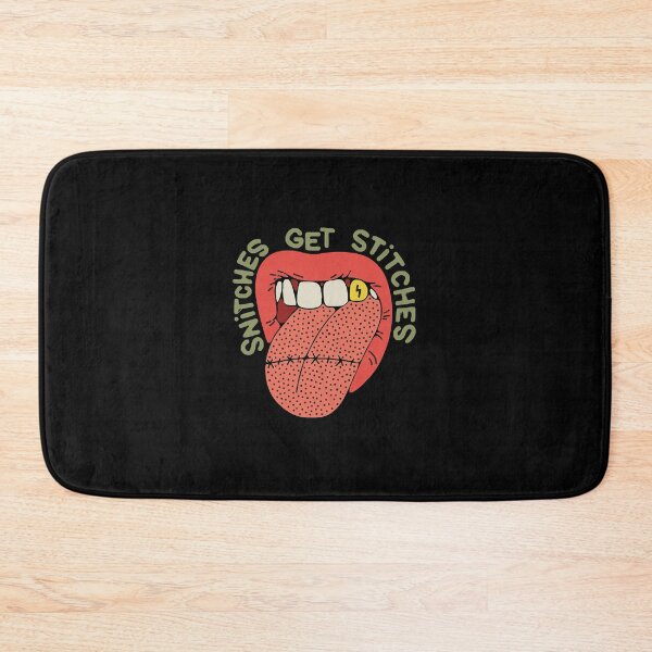 Item preview, snitches get stitches  designed and sold by Khamyah67.