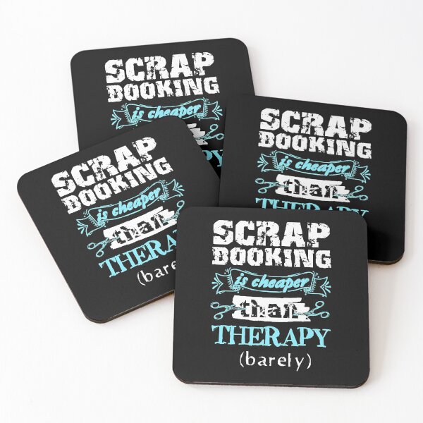 Aperçu de l'œuvre LE SCRAPBOOKING EST MOINS CHER QUE LA THÉRAPIE DE L'ORGE créée et vendue par azadselvey.