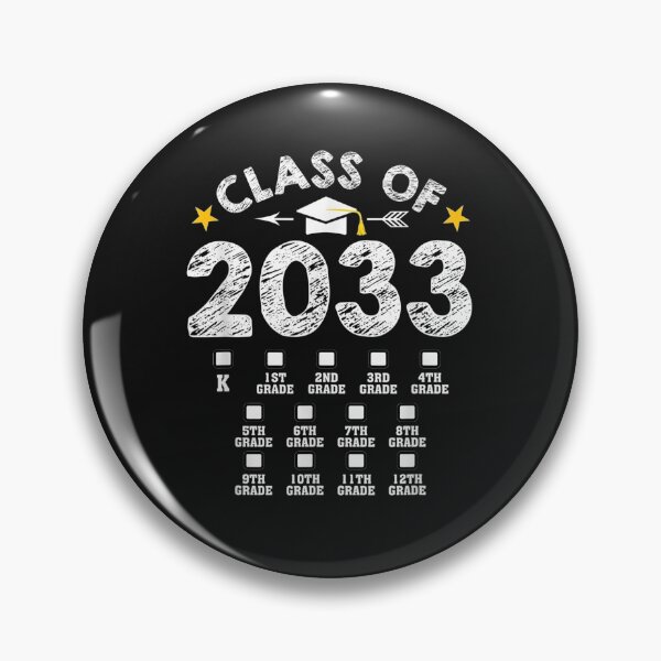 Item preview, Class of 2033 Grow With Me Checklist Graduation T-Shirt designed and sold by Tuckey-Virgin.