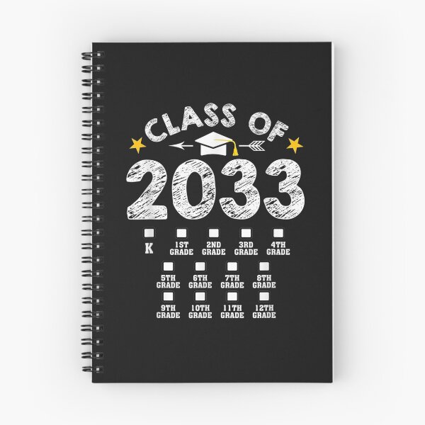 Item preview, Class of 2033 Grow With Me Checklist Graduation T-Shirt designed and sold by Tuckey-Virgin.