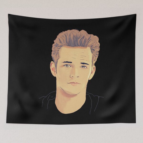 Item preview, Mens Funny Luke Perry Tshirt Christmas designed and sold by FeltonOHara.