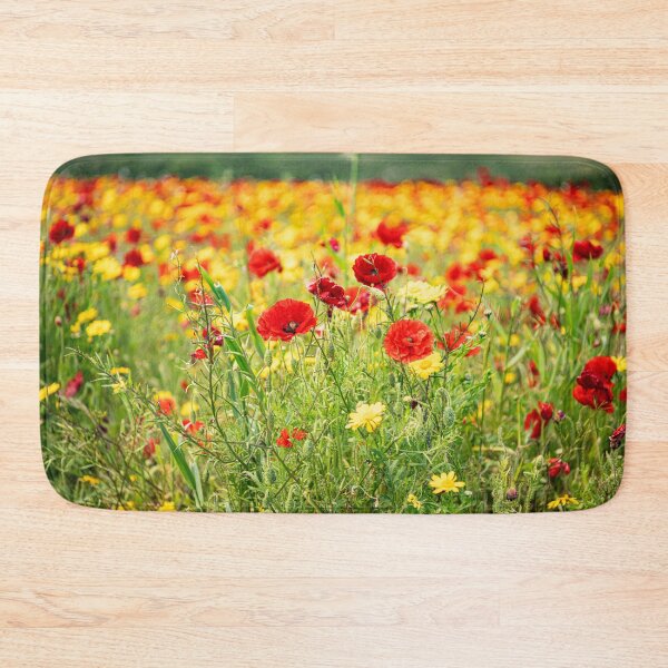 Item preview, Poppies and Corn Marigolds designed and sold by kathleenjean.