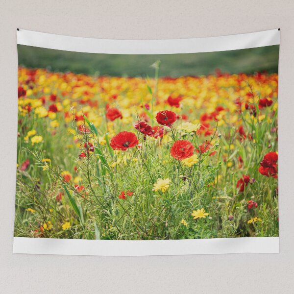 Item preview, Poppies and Corn Marigolds designed and sold by kathleenjean.