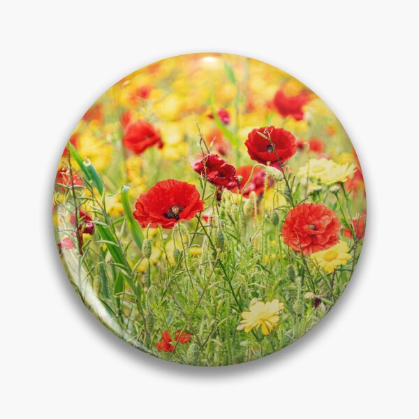 Item preview, Poppies and Corn Marigolds designed and sold by kathleenjean.