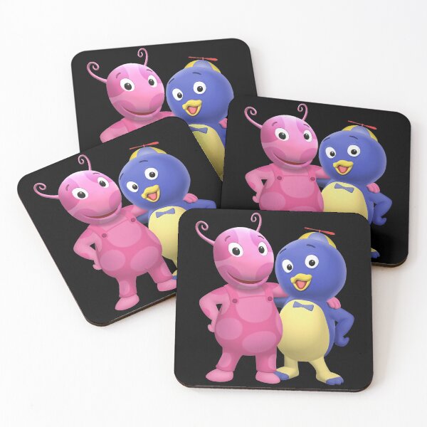 Item preview, Uniqua and Pablo character Backyardigans Mask and Sticker Cartoons For Children Are Very Funny designed and sold by BackyardiganNal.