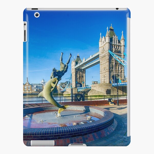 Girl with a Dolphin at Tower Bridge iPad Snap Case
