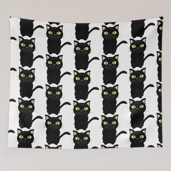 Item preview, black cat designed and sold by TheDillen.