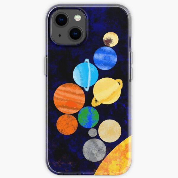 Watercolor Solar System iPhone Soft Case