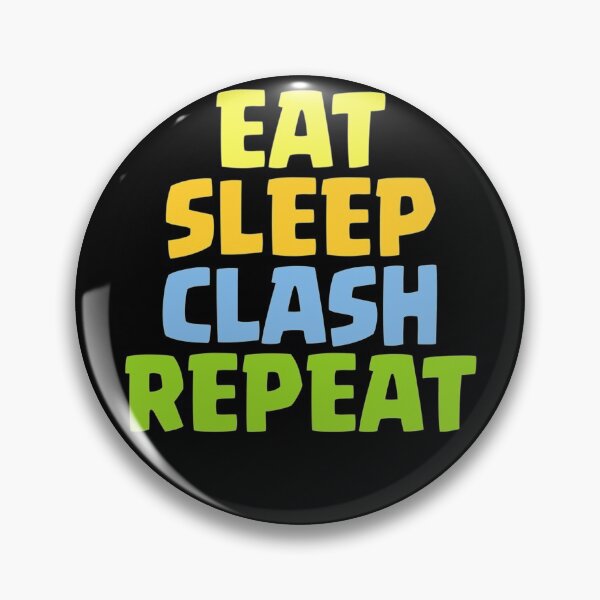 Item preview, Eat Sleep Clash Repeat Funny Gift designed and sold by Christmantvp.