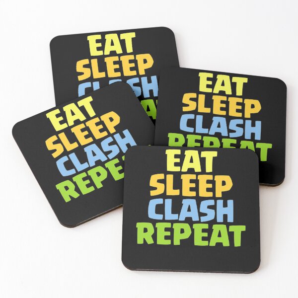 Item preview, Eat Sleep Clash Repeat Funny Gift designed and sold by Christmantvp.