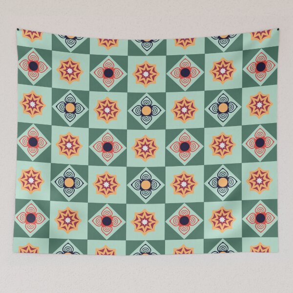 Item preview, Ethnic Vintage Floral pattern  designed and sold by LIRAZ ZIV.