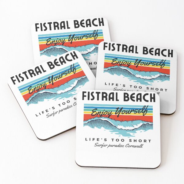 Item preview, fistral beach, Cornwall enjoy yourself, life's too short designed and sold by oilycake.