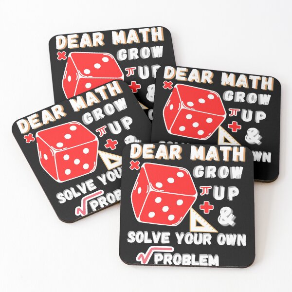 Item preview, dear math grow up and solve your own problem designed and sold by Buzzbazaar.