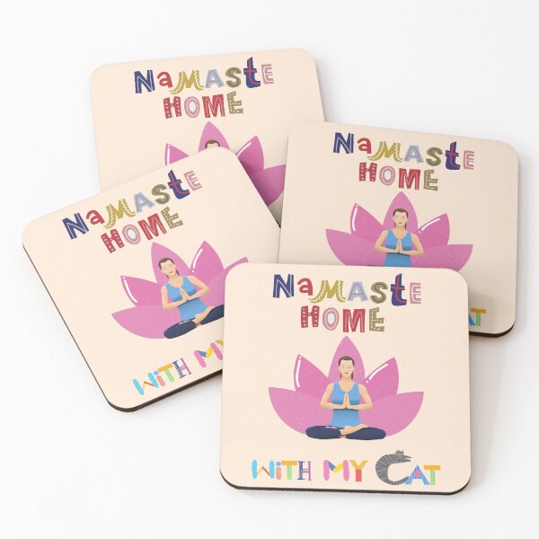 Item preview, Namaste  At Home With My Cat designed and sold by Perceptible.