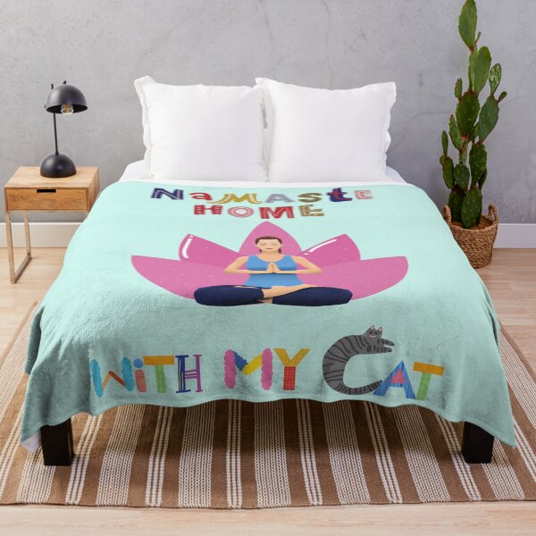 Item preview, Namaste At Home With My Cat designed and sold by Perceptible.