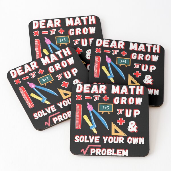 Item preview, dear math grow up and solve your own problem designed and sold by Buzzbazaar.