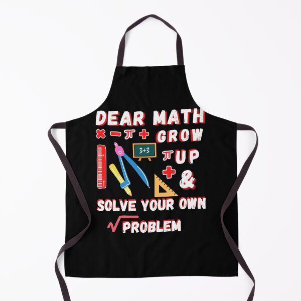 Item preview, dear math grow up and solve your own problem designed and sold by Buzzbazaar.