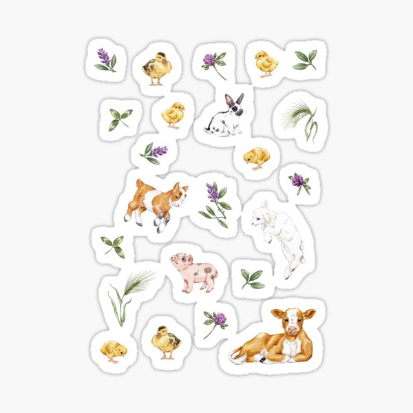 Item preview, Baby farm animals designed and sold by Delphine Dion.
