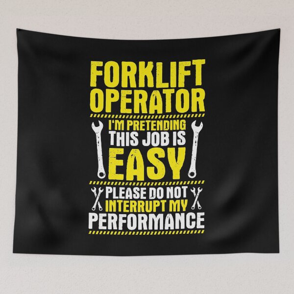 Item preview, Forklift Operator Forklift Driver Forklift Truck designed and sold by Krautshirts.