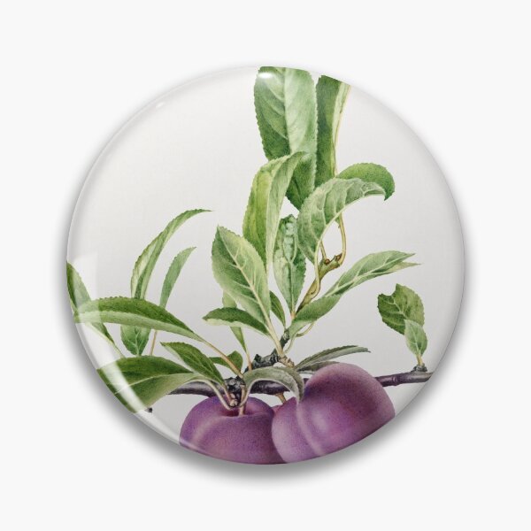 Item preview, Delicious purple plum in a branch designed and sold by JhinSW.