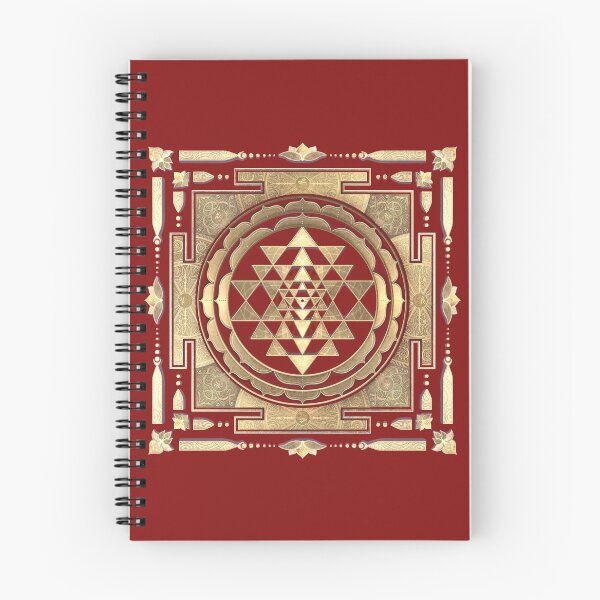 Item preview, GOLDEN SRI YANTRA (temple umber background) designed and sold by DigitalZealot.