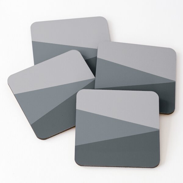 Artikelvorschau, GEOMETRISCHES DESIGN IN ROTMETALL-GRAU, SCHIEFER und METALLIC-SILBER entworfen und verkauft von RachelMacht.