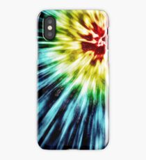 Abstract Dark Tie Dye iPhone Case