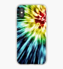 Abstract Dark Tie Dye iPhone Case