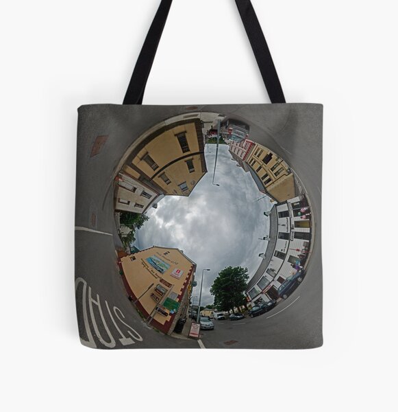 Carrick Crossroads, Donegal - Sky In All Over Print Tote Bag