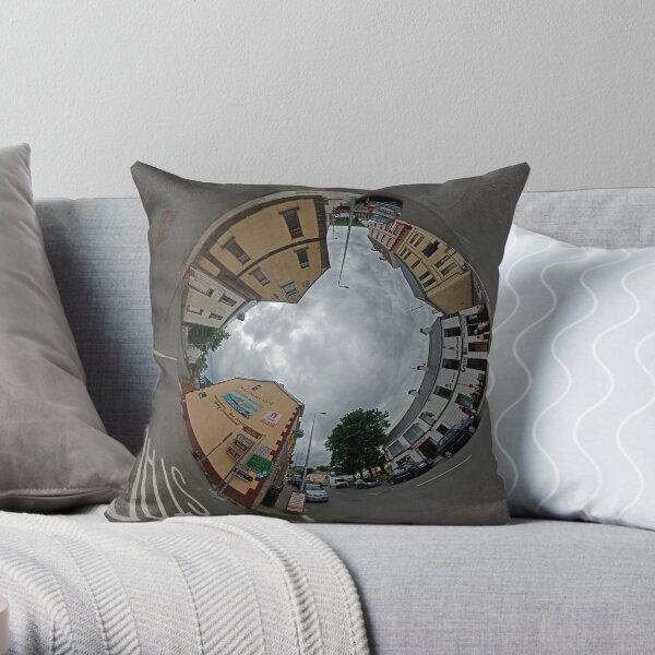 Carrick Crossroads, Donegal - Sky In Throw Pillow