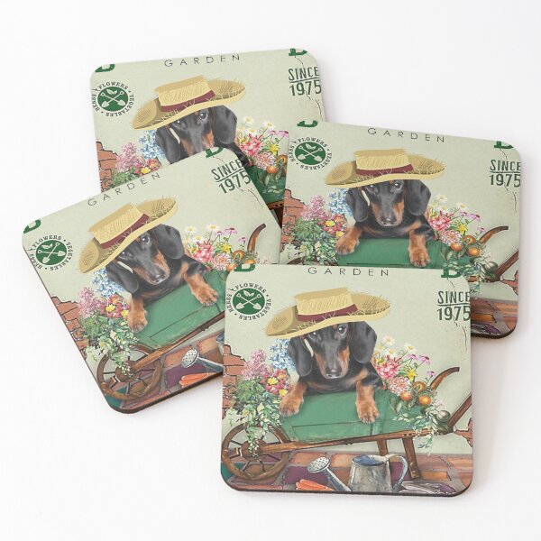 Item preview, Dachshund Garden - Live Life In Full Bloom designed and sold by Clitus.