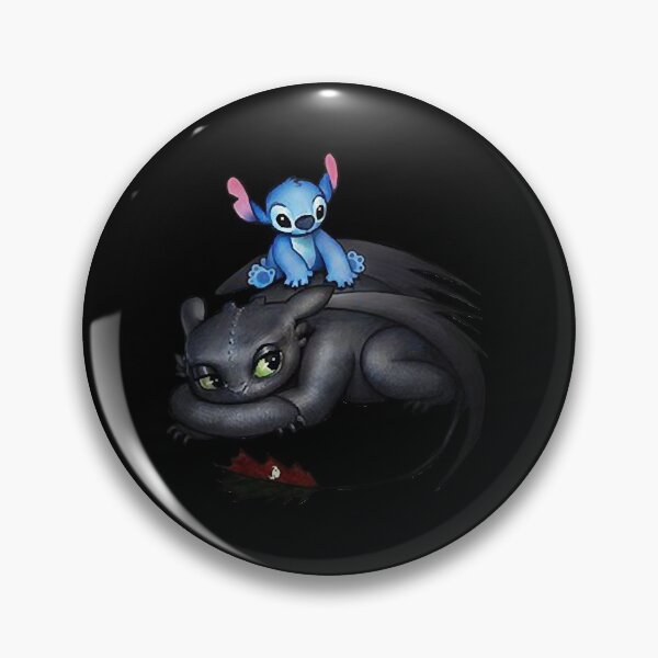 Item preview, Stitch Sitting On Toothless Funny  designed and sold by zatannaedens.