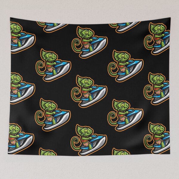 Item preview, Jet Ski Chameleon  designed and sold by olacassandra.