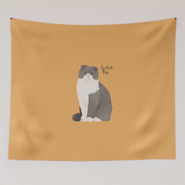Item preview, Scottish Fold Illustration designed and sold by xxmoon04xx.