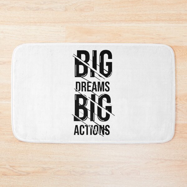 Item preview, Big dreams Big actions designed and sold by Christmantvp.
