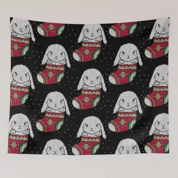 Item preview, Cute Bunny in Sock-Christmas Stitch  designed and sold by LyfeStam.