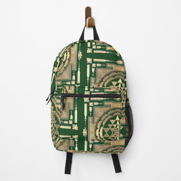 Item preview, GOLDEN SRI YANTRA (forest green background) designed and sold by DigitalZealot.