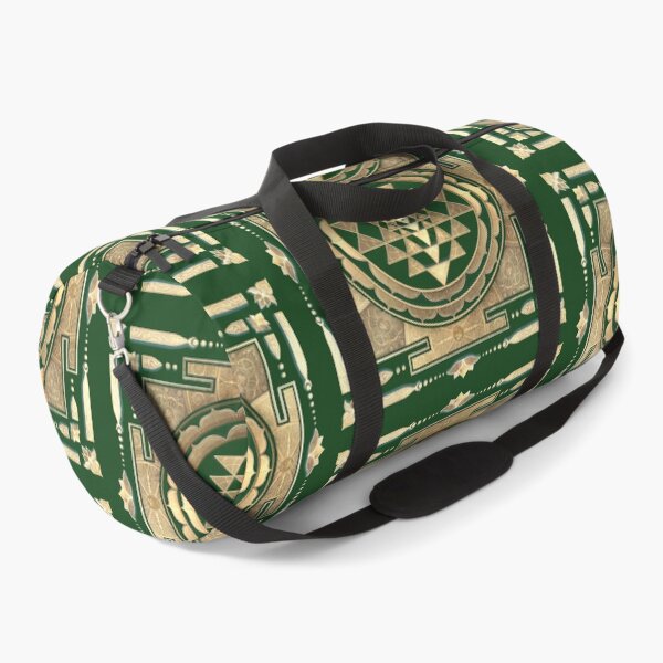 Item preview, GOLDEN SRI YANTRA (forest green background) designed and sold by DigitalZealot.