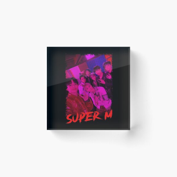 Item preview, SuperM Kpop Group Members Purple Korean Kpop RGB Color Design designed and sold by Piosenka Art.
