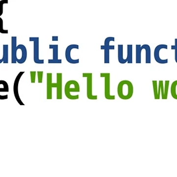 Artwork thumbnail, Hello World Haxe Code - Light Syntax Scheme Coder Design by geeksta