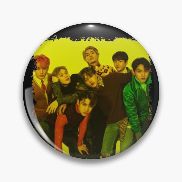 Item preview, SuperM Kpop Group Members Yellow Korean Kpop RGB Color Design designed and sold by Piosenka Art.