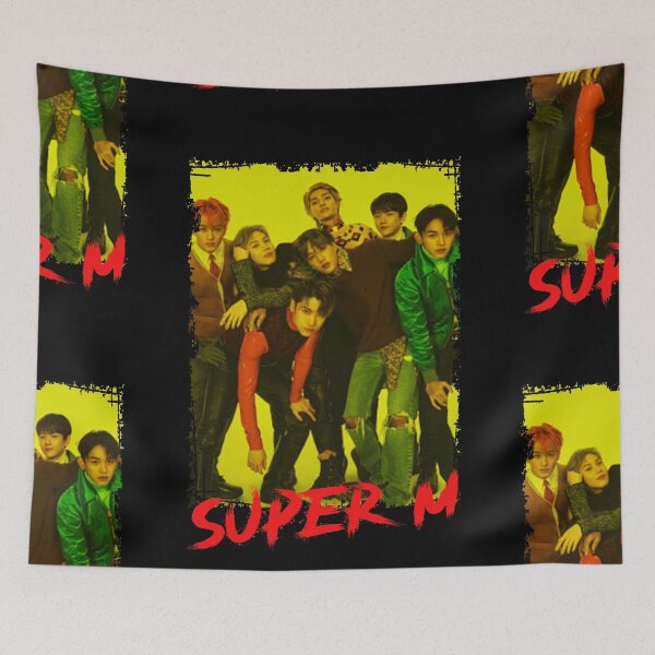 Item preview, SuperM Kpop Group Members Yellow Korean Kpop RGB Color Design designed and sold by Piosenka Art.