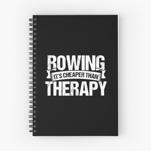 Item preview, Rowing Its Cheaper Than Therapy Rowing Boat Loves Rowing  designed and sold by LyfeStam.