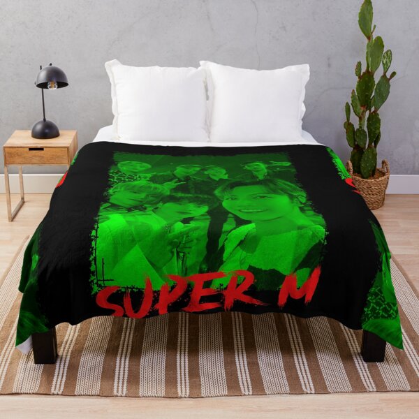 Item preview, SuperM Kpop Group Members Green Korean Kpop RGB Color Design designed and sold by Piosenka Art.