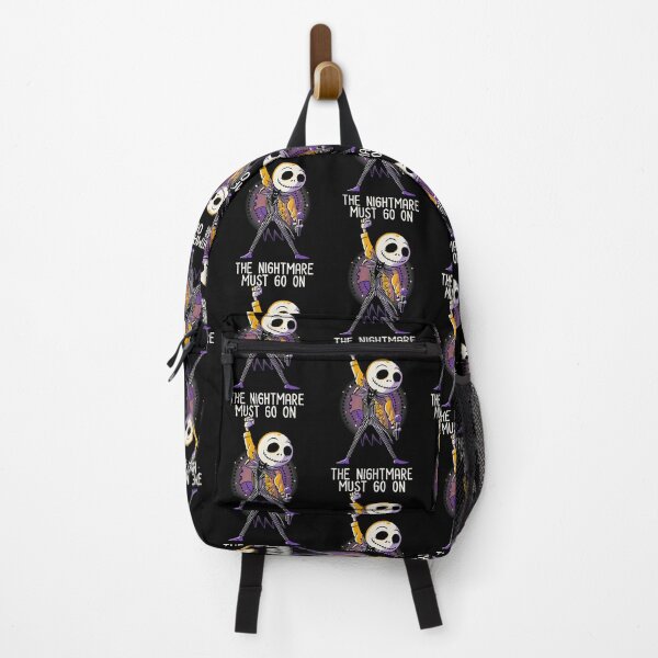 Item preview, The Nightmare Must Go On Funny Rock Music Skellington designed and sold by brynleedost.