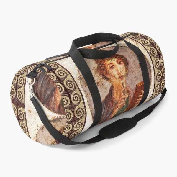 Item preview, SAPPHO POMPEII FRESCO Antique Roman Wall Painting designed and sold by BulganLumini.