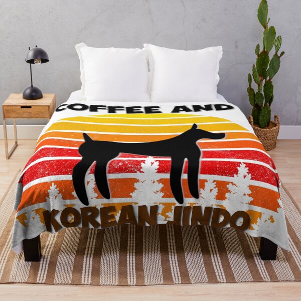 Item preview, Coffee And Korean Jindo designed and sold by Printdude.