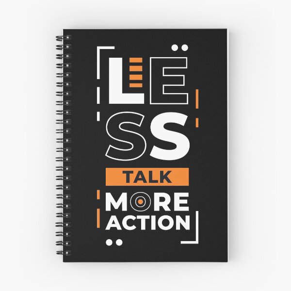 Item preview, Less Talk More Action Design designed and sold by TeeSwagDesings1.
