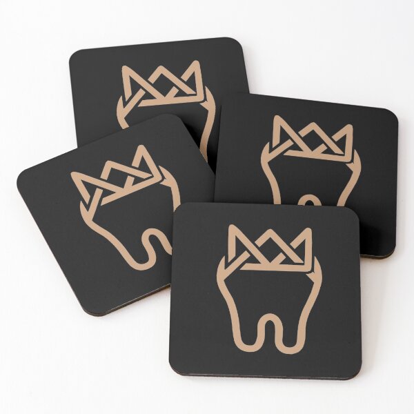 Item preview, Golden tooth with crown logo designed and sold by guaka-molly.