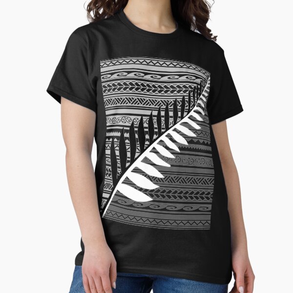 Item preview, Silver fern tribal designed and sold by attracdionz.